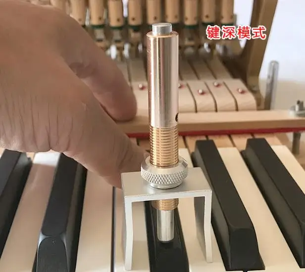 Piano black key key high key deep touch after three sections are measuring tools