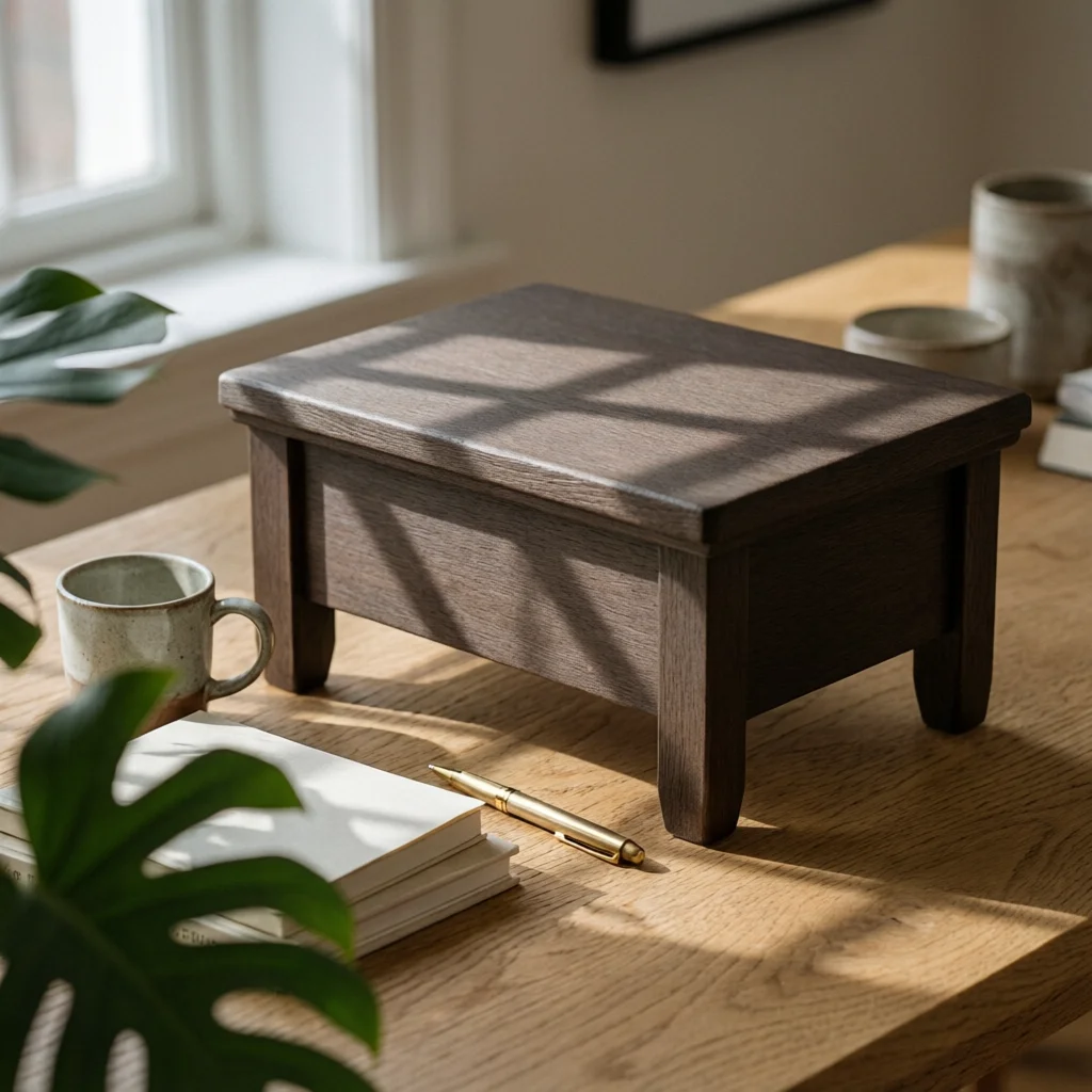 European-Design Dollhouse Desk Turned Legs Dollhouse Desk with Hutch Miniature Table Textured Surface Wooden