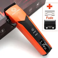 KULILANG R77F Orange Professional Hair Clipper 7200RPM FADE Blade Gradient High Quality Electric Trimmer for Man Barbershop
