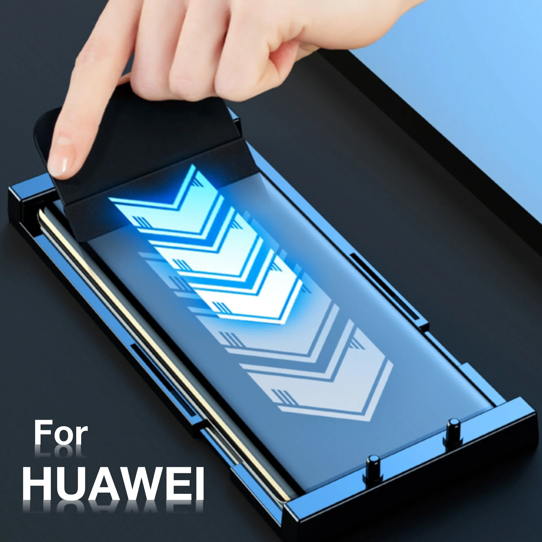 For Huawei P60 P50 P40 P30 Pro Plus ATR Screen Protector Glass Explosion-proof  Protective with Install Kit