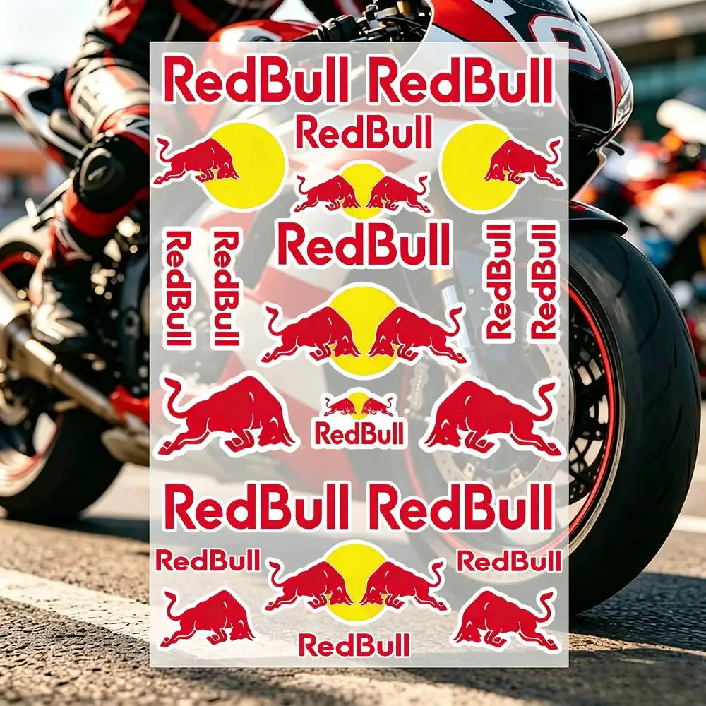 Graffiti Stickers Waterproof PVC Decals For Car B-B-ull Motorcycle Skateboard R-R-ed Sticker Helmet Notebook
