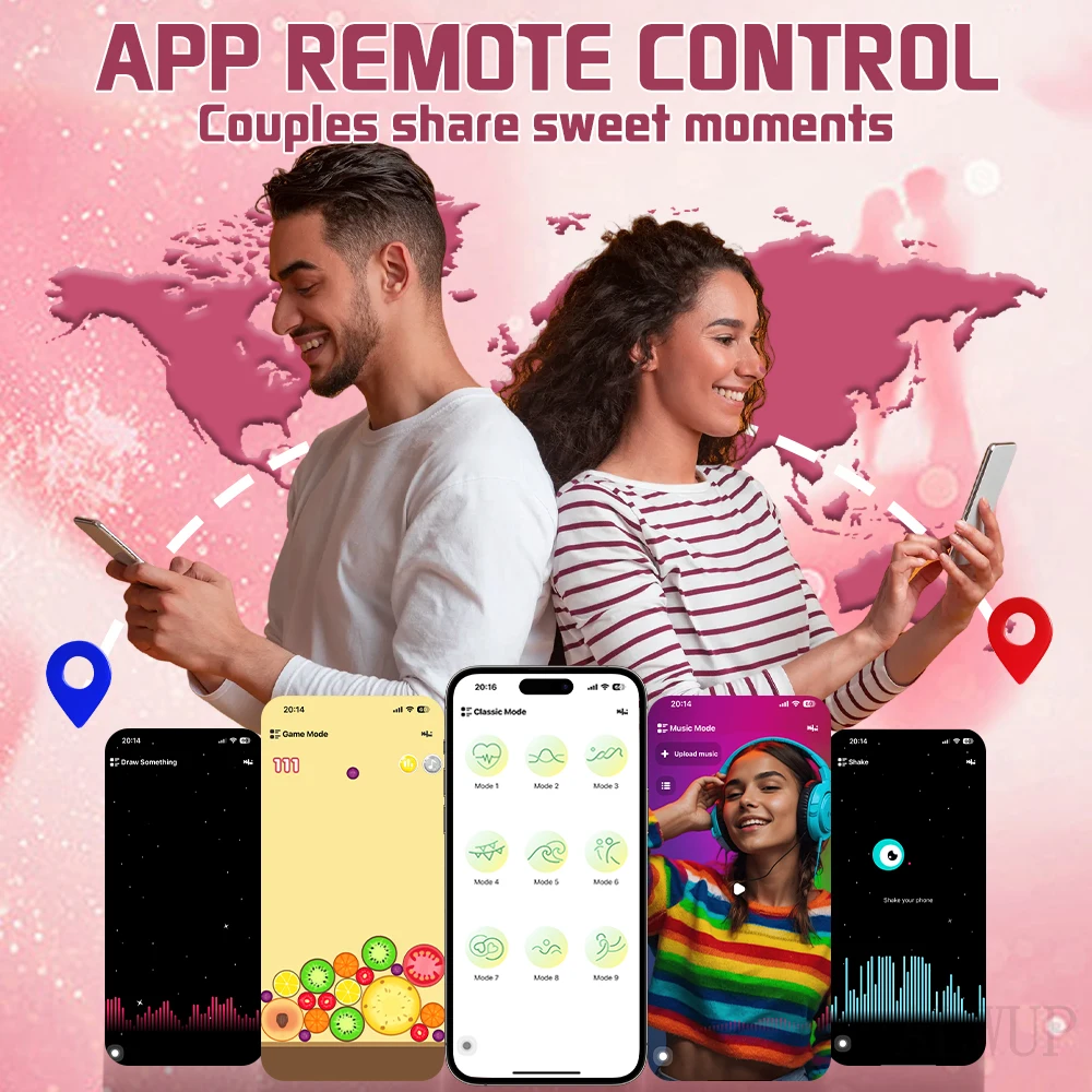 يمكن ارتداؤها دسار هزاز APP التحكم النساء البظر محفز G بقعة المهبل تهتز ملابس نسائية معدات الاستمتاع واللعب الجنسي للكبار