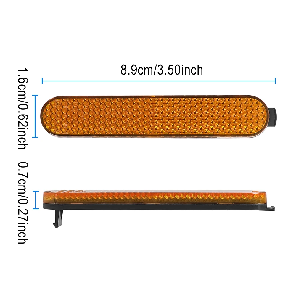 Für Xiaomi Mi 4 Elektroroller Vordergabel Seite Reflektierende Aufkleber Schützen Shell Hinterradabdeckung Nabenkappe Reflektorteile ﻿ – Detail 26