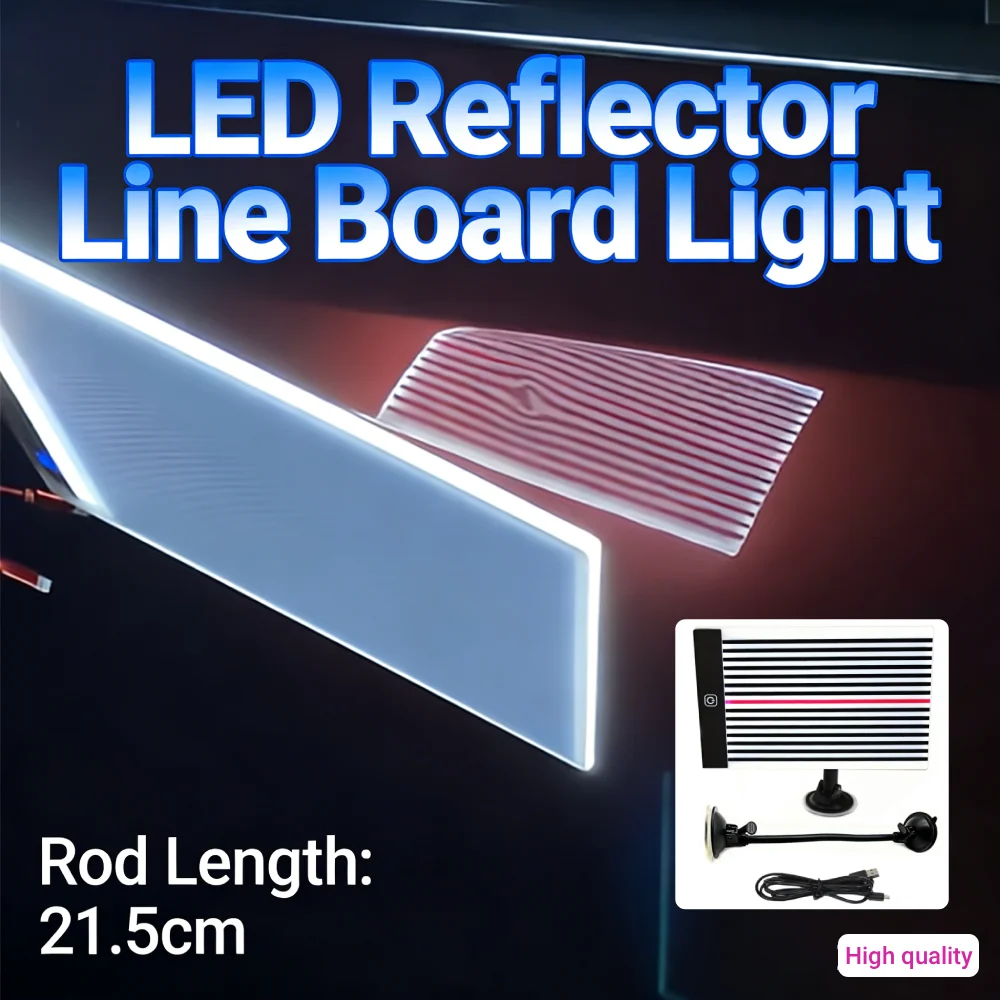 

Светодиодный детектор вмятин для автомобиля, акриловая проверочная панель, светильник на присоске, гибкий кронштейн, USB-кабель 5 м, 3 режима яркости, для беспокрасочного ремонта