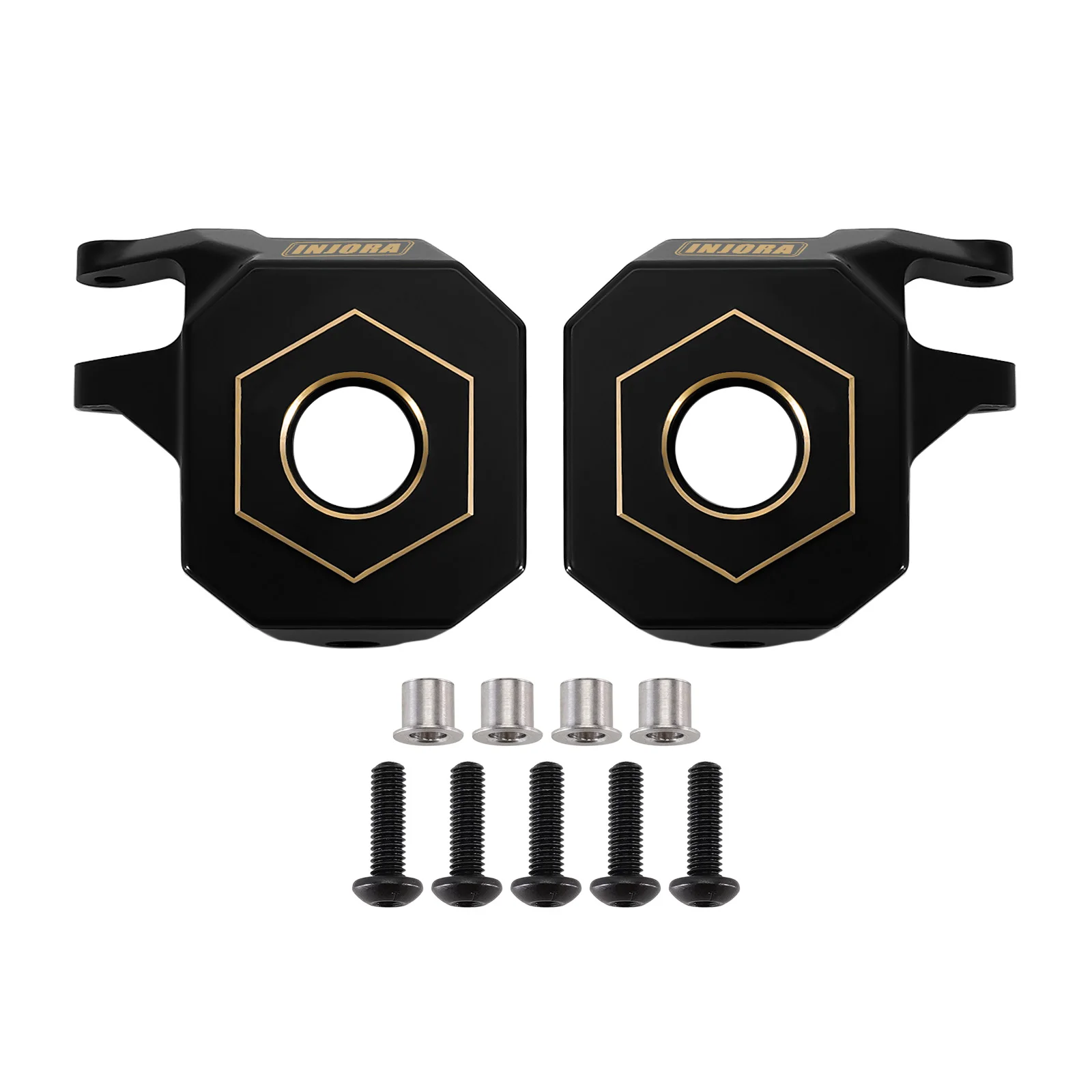 INJORA Brass Steering Knuckle for 1/10 RC Crawler SCX10 III AR45 Straight Axle