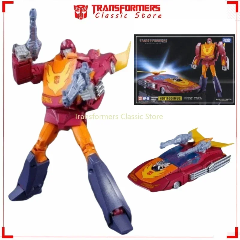 

Takara Tomy Transformers Toys Masterpiece MP-28 Hot Rodimus KO Edition Classic Action Figures Cybertron Autobots Collectible