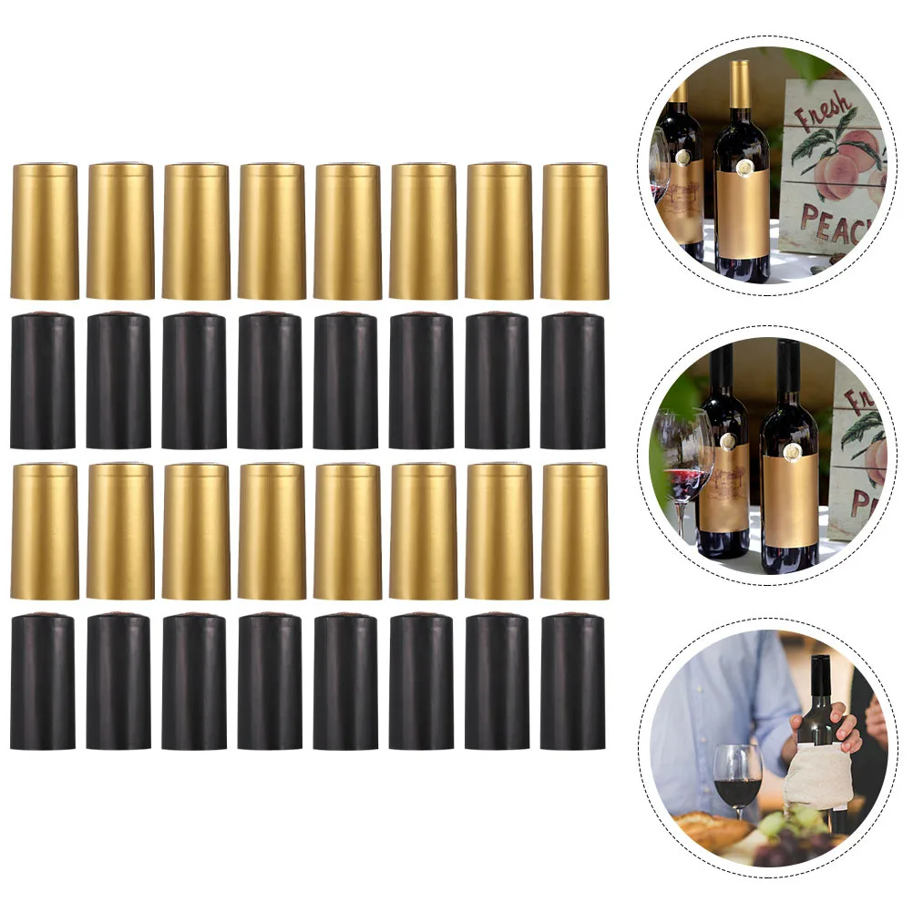 

Wine Bottle Shrink Caps Heat Sealing Wrap Resistant Simple Use Excellent Effect Practical Function Wine Shop Home