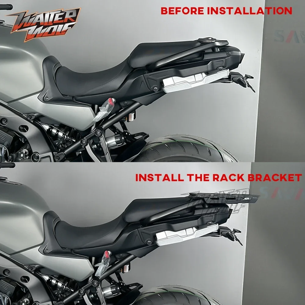 Motorycle Rear Luggage Rack Tail Cargo Top Box Mount Bracket For Yamaha Tracer 9/GT/GT+ 2021-2024 Fixed Holder Support 9GT 9GT+