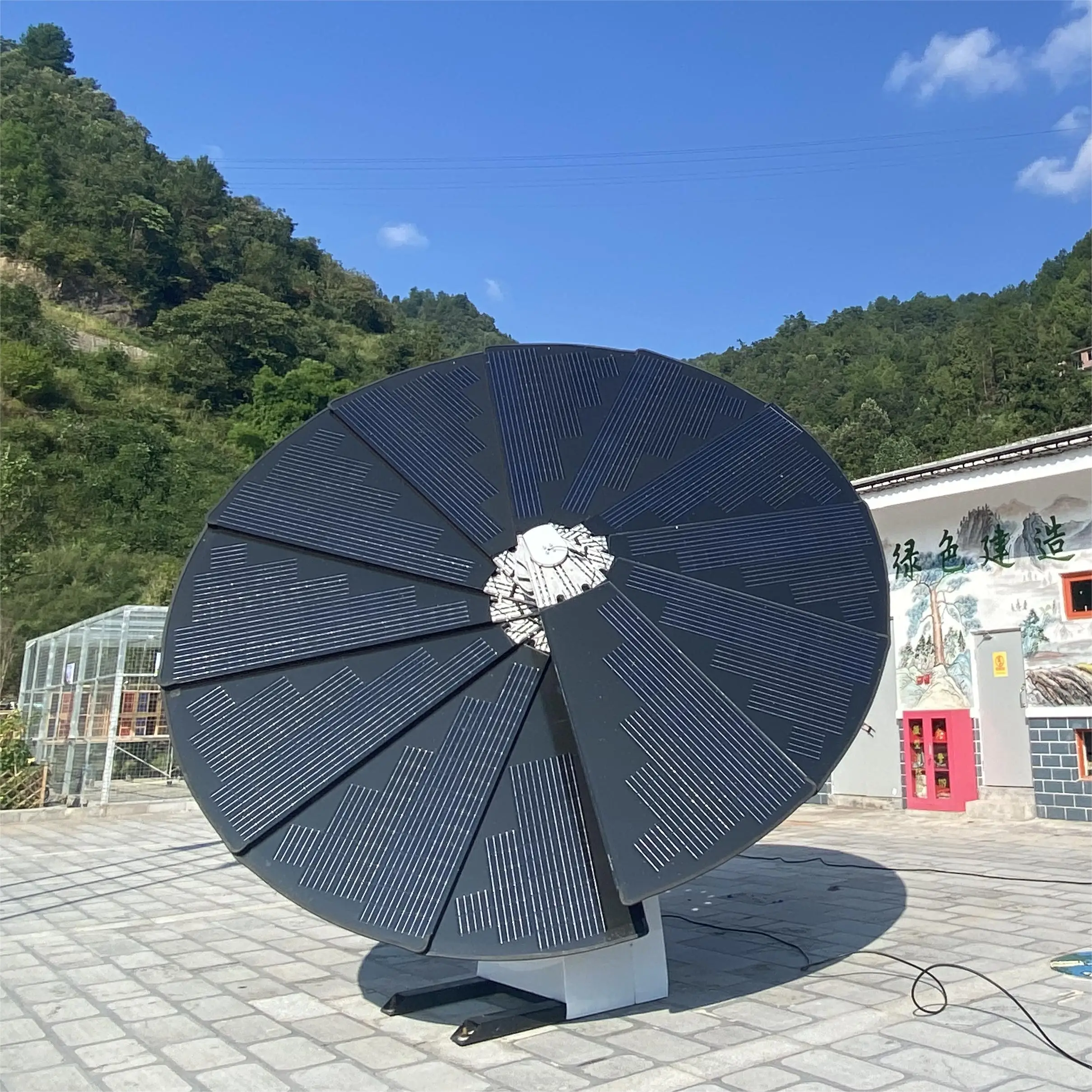 2KW 3KW Smart Solar Tracking System All-in-One Monocrystalline Silicon Solar Park Project System