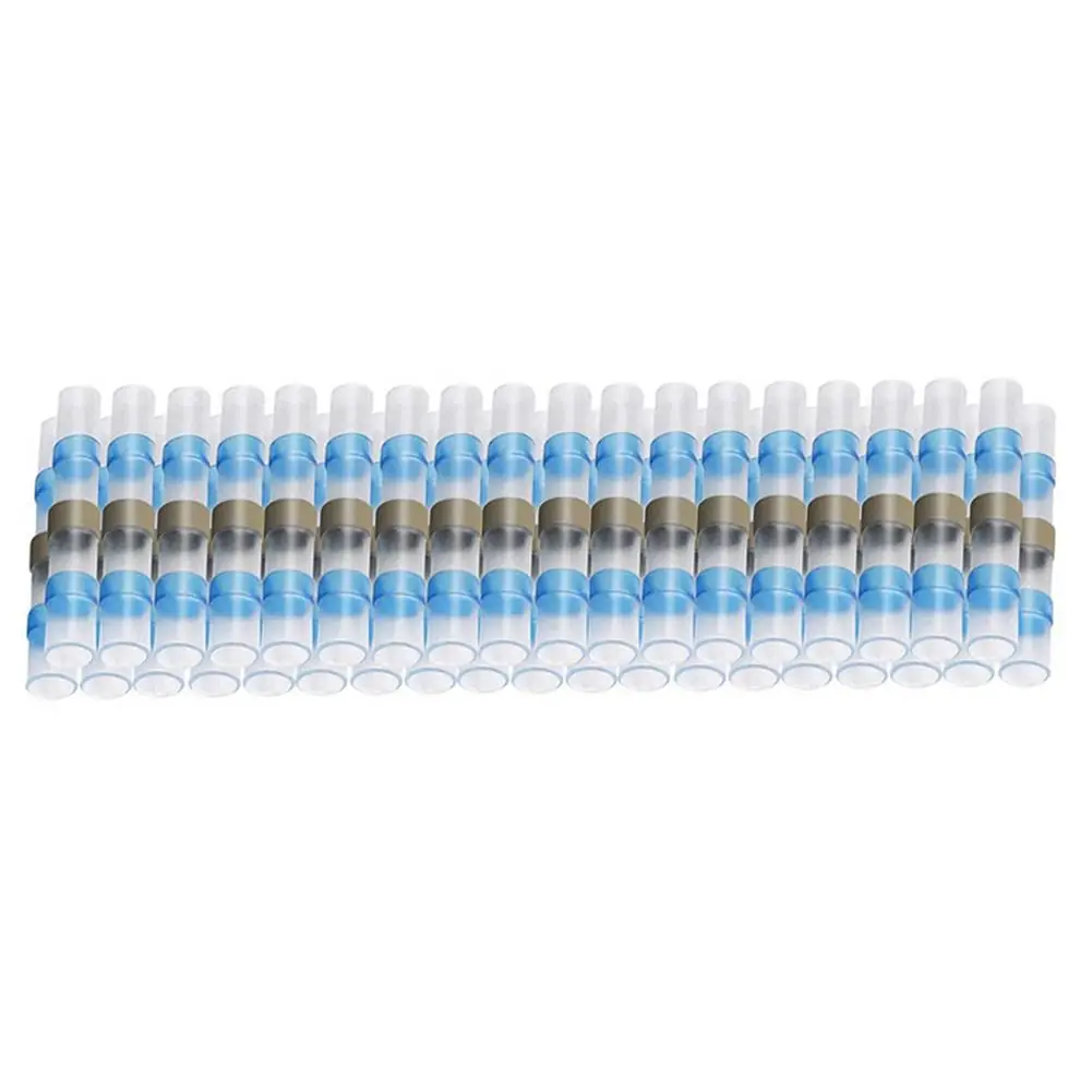 50/100 Stück Lötverbinder, wasserdichte Schrumpfschlauch-Verbindungsklemmen, isolierte elektrische Kabelverbinder für Autos – Detail 18