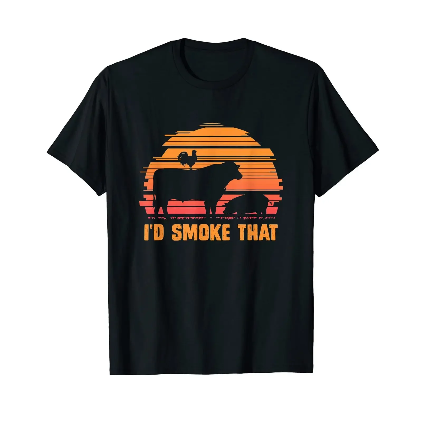 Fleisch Smoking Barbecue Chef Steak Grillen BBQ T Shirt vintage Washed Soft Slightly Unisex Stylish fashion homme streetwear