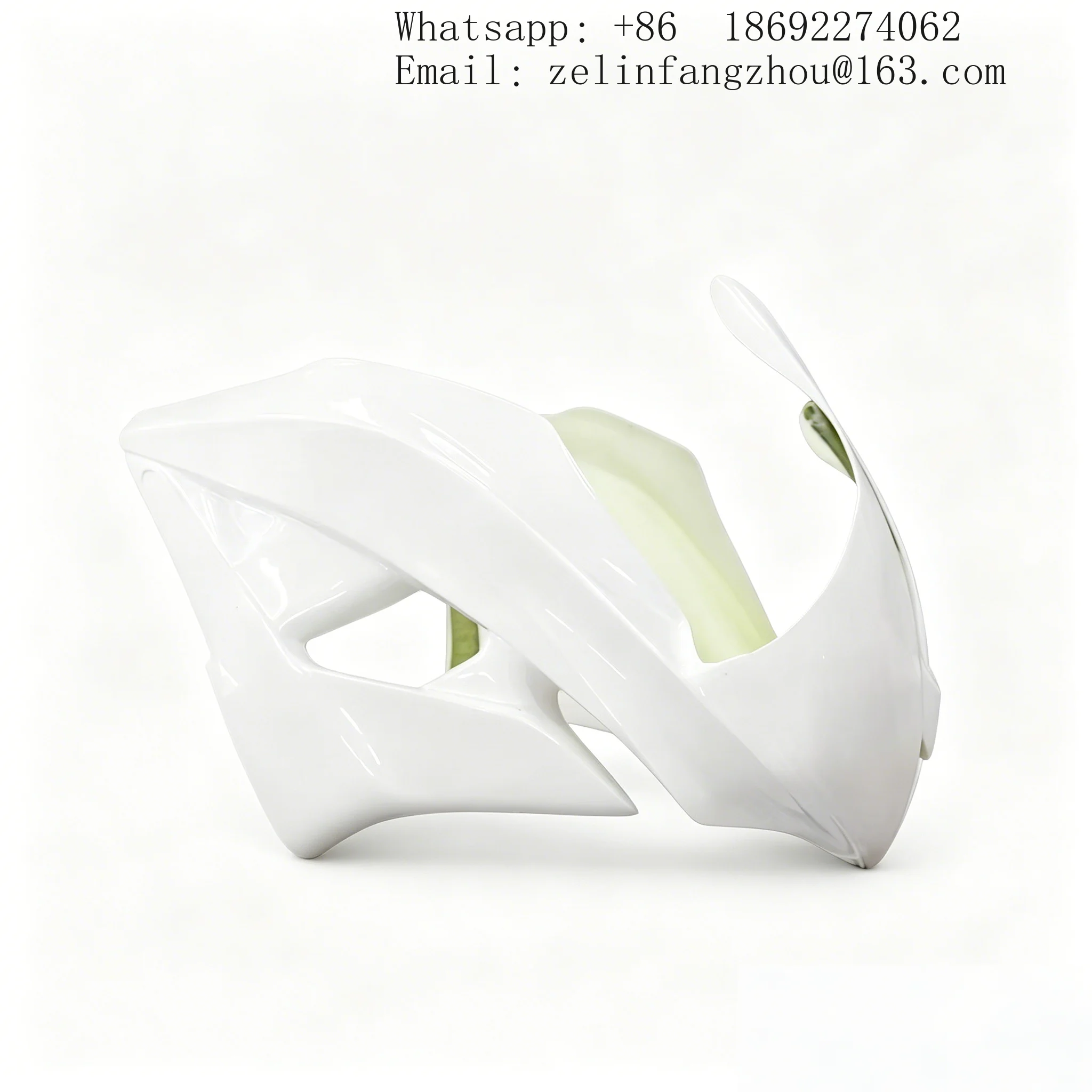 

Для Honda CBR600RR 2007-2012: Комплект гоночных обтекателей из стекловолокна, неокрашенный, для мотоцикла