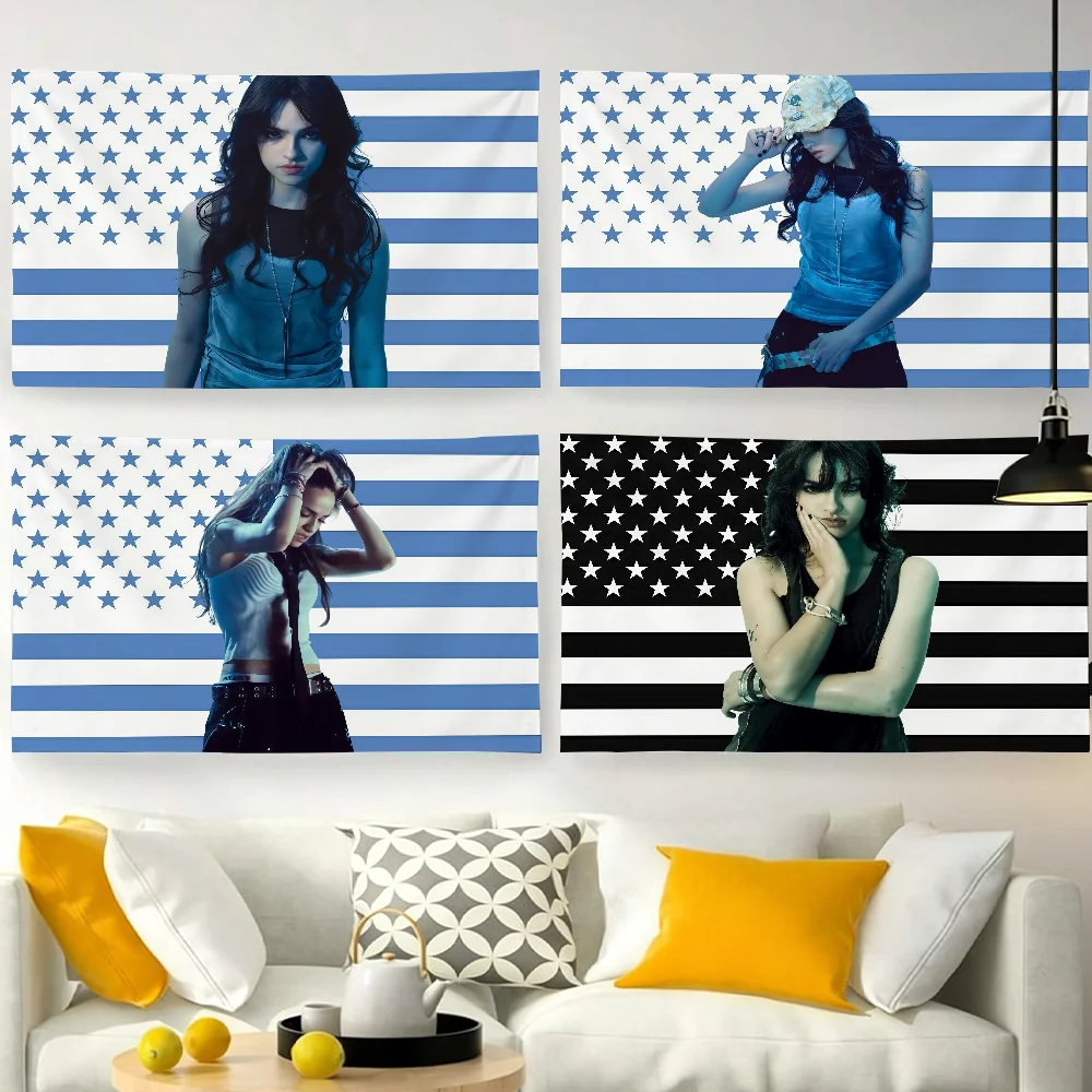 Singer Ari Abdul USA flag For Garden Party Living Room Home Wall Decor Banner Bedroom Outdoor Tapestry