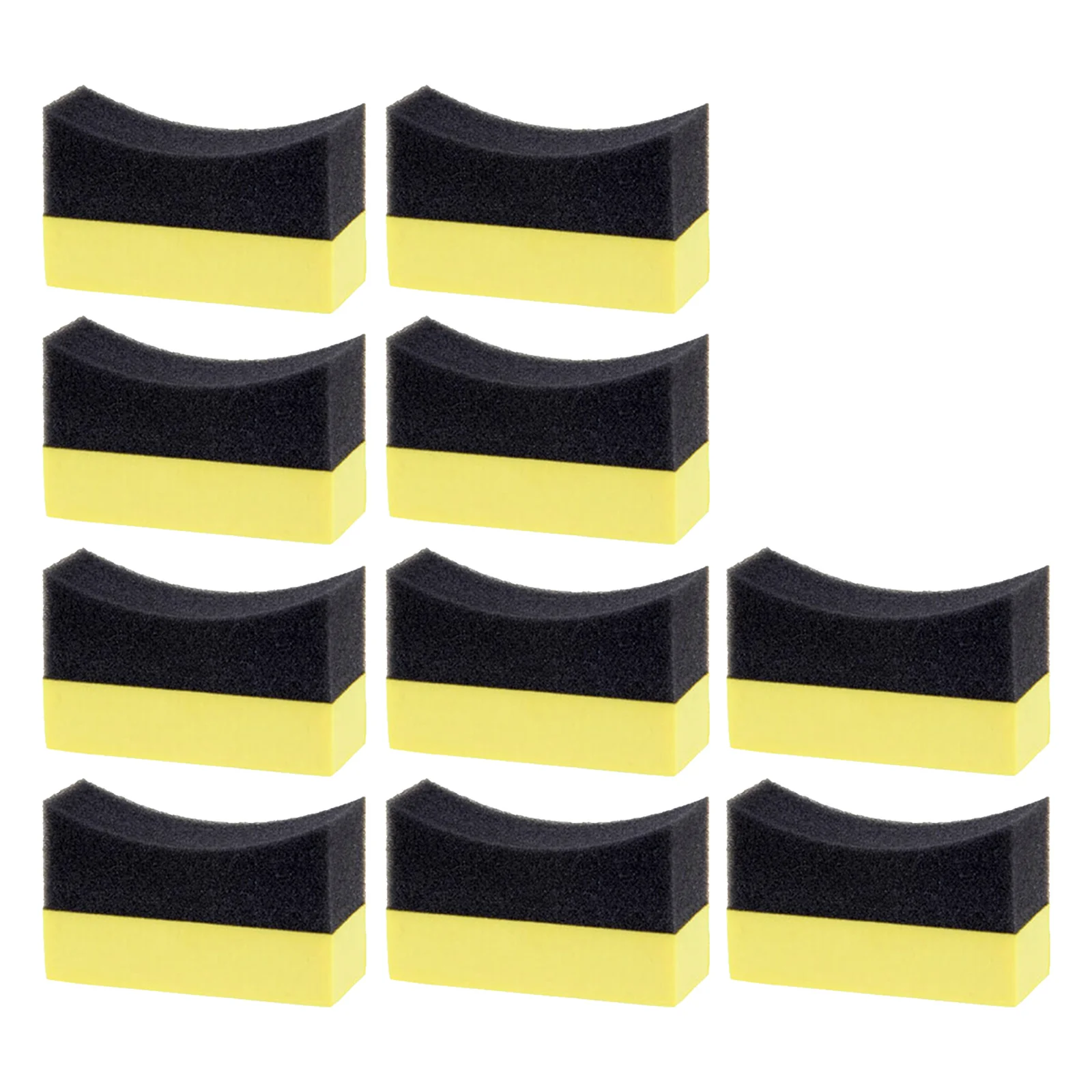 

10Pcs Auto Wax Applicator Sponge High Performance Pe Material Easy Grip Car Cleaning Tool for Tire Dressing and Surface