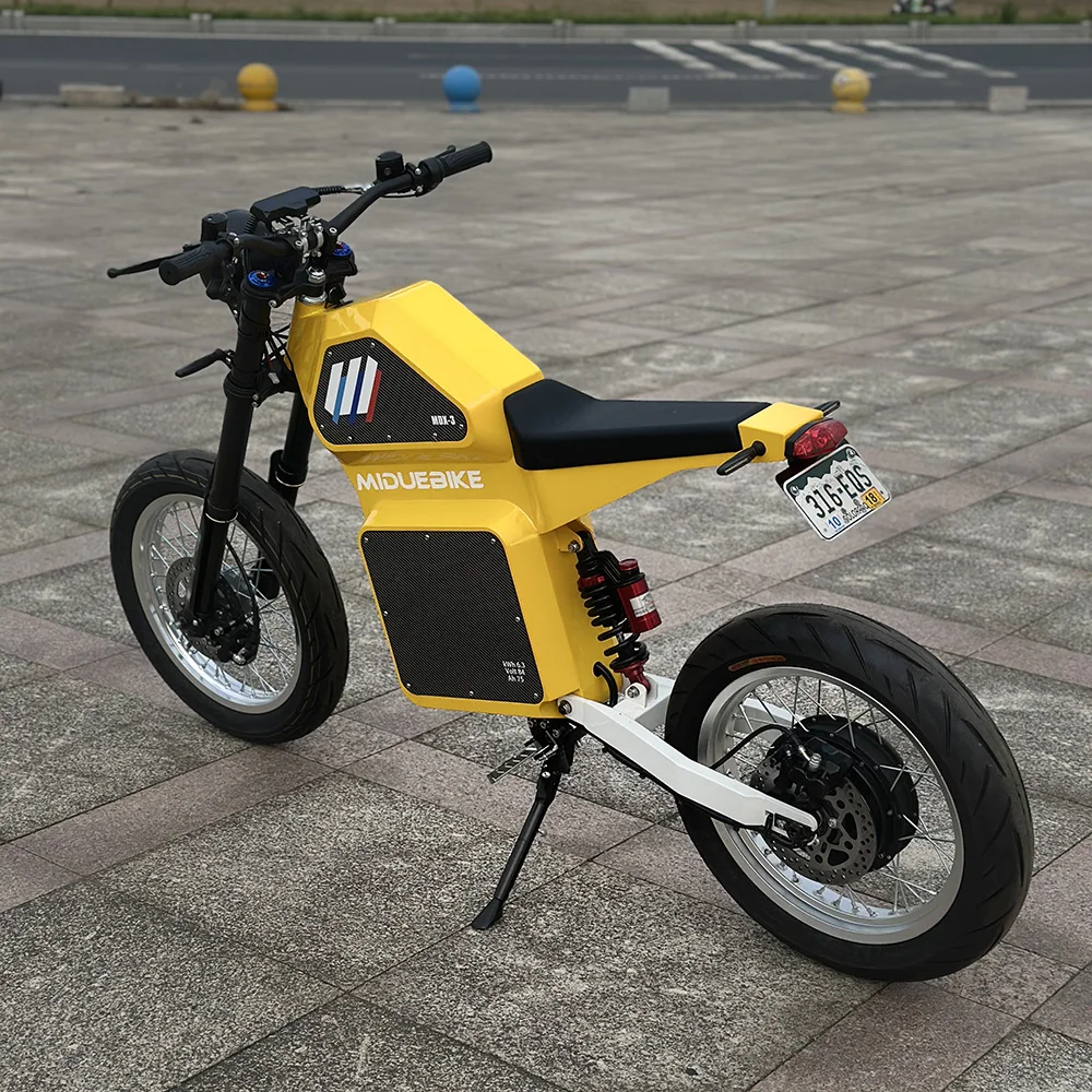 High Power MDX-3 Electric Bike with 3000w 5000w 10000w 12600w Power 72v 75ah Big Lithium Battery Competitive Price Steel Frame