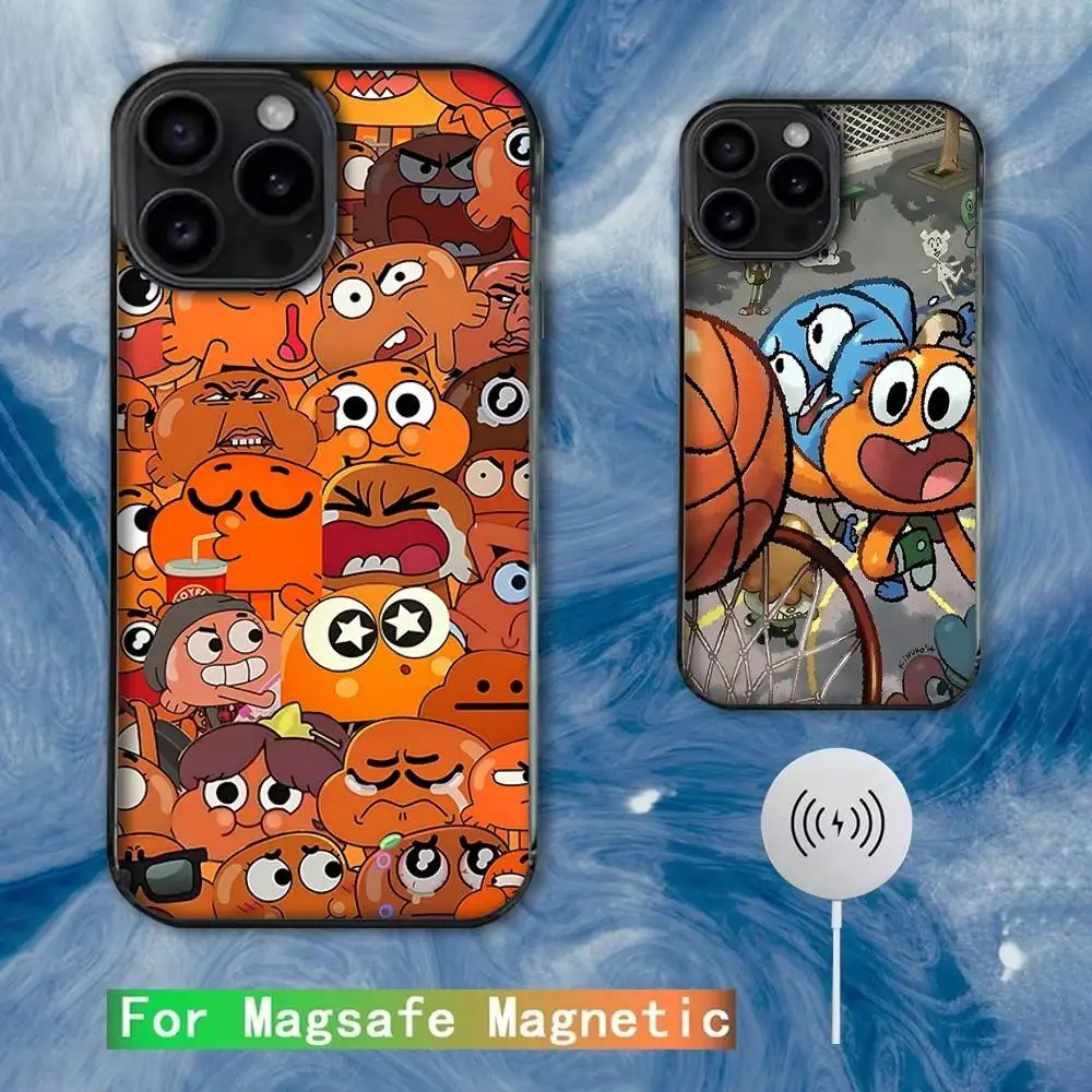 

A-Amazing World G-Gumball Phone Case For iPhone 16e,16,15,14,13,12,11,Plus,Pro,Max,Mini Magsafe Magnetic Wireless Charging