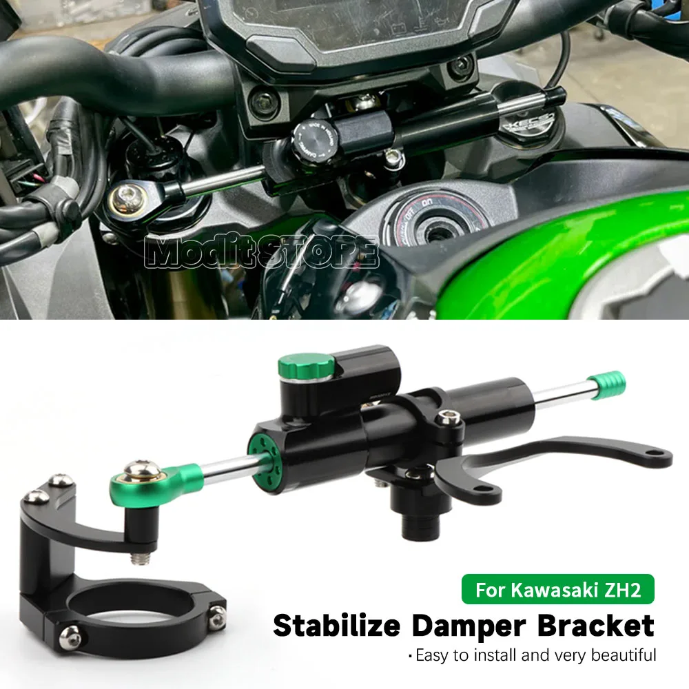 Para Kawasaki Zh2 Z H2 2020 2021 2022 2023 2024 2025 2026 Kit De Accesorios De Montaje De Amortiguador De Dirección Cnc Para Motocicleta — -5%, 2.88€ Coupon, from 54.69€ – 5% descuento – €54.69