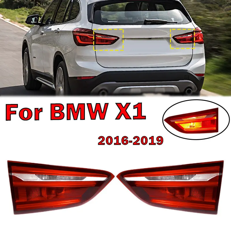 Für BMW X1 2016-2019 Auto Zubehör LED Hinten Rücklicht Brems Warnung Lampe Auto Teil Rücklicht Montage 63217350697 63217350698