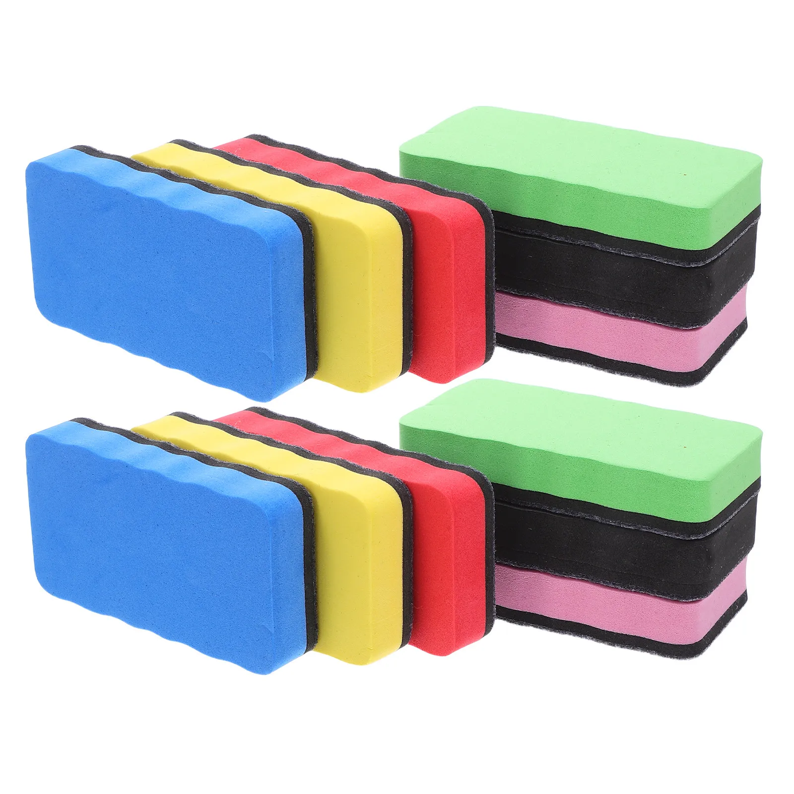 12 pcs Magnetic Dry Erase Erasers Whiteboard Office Cleaner Halloween Christmas New Year Dry Eraser Erase Dry Eraser Eraser Felt