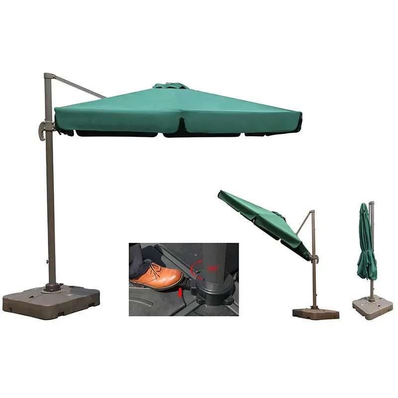 

2.5 meters double-top guard box Roman umbrella, security community property doorman value