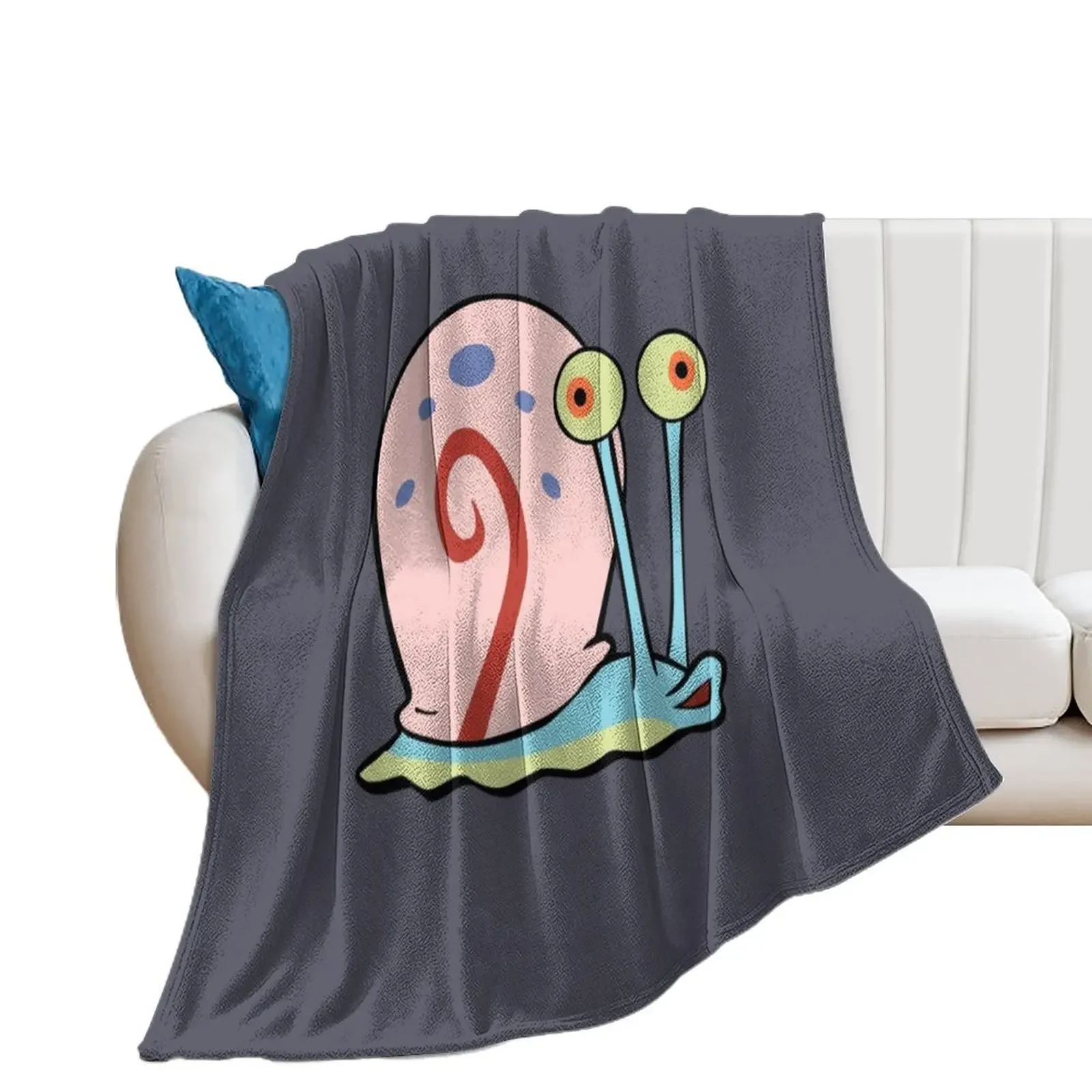 

Gary the Snail Throw Blanket Polar For Sofa Thin Thin Blankets