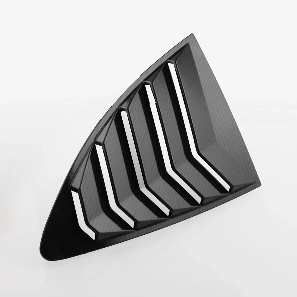 2 pcs/set Car Styling Car  Carbon Fiber  Side Window Louvers Scoop Cover Vent for Toyota 86 and for subaru BRZ /SCION FRS