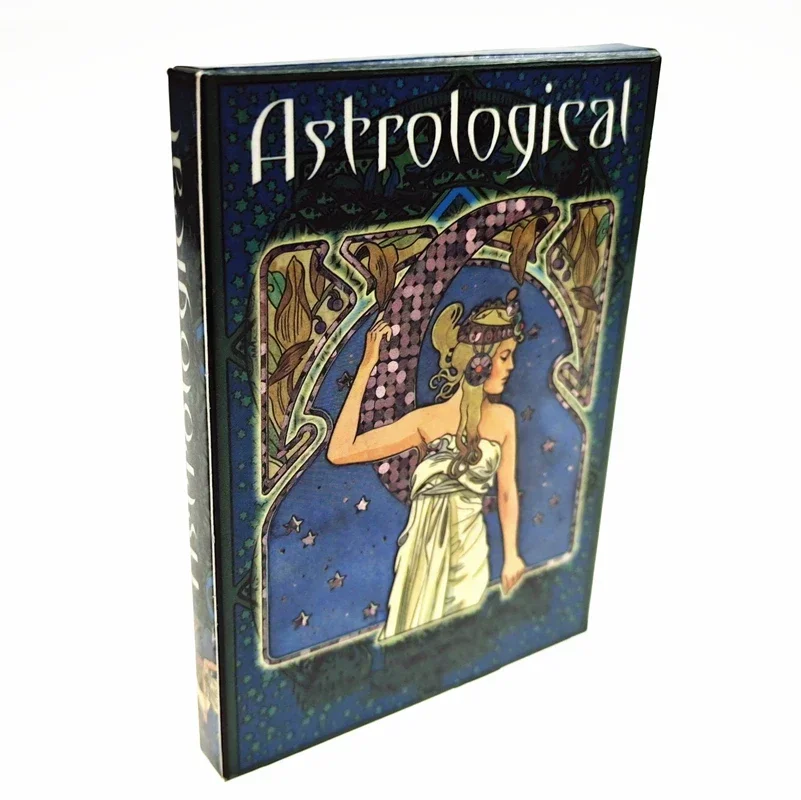 Astrological Oracle Cards Art epic ink witch circle of life Green Glyphs lenormand Tarot Deck board game PDF English Art Nouveau