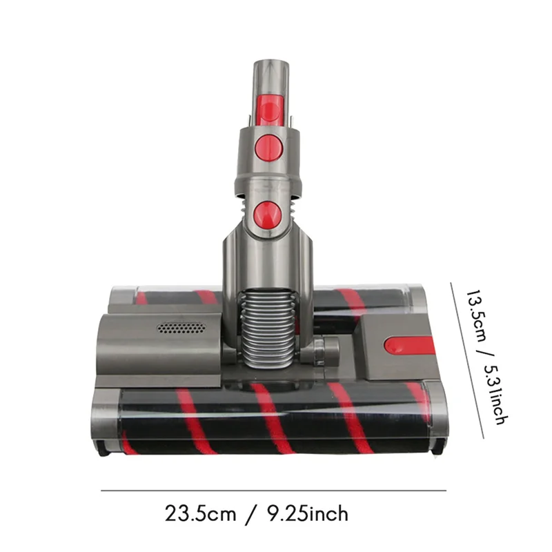 B99A-Per DYSON SV19 Omni-Glide /SV21 Attacco per aspirapolvere Testina motore di ricambio Testina per pulizia a rullo morbido Spazzola a doppio rullo