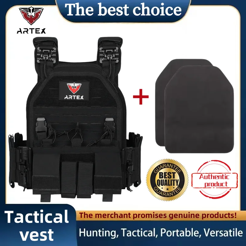 

Artex Modular Plugboard High-Strength Wear-Resistant Waterproof Nylon Outdoor Hunting Versatile Tactical Vest 8008