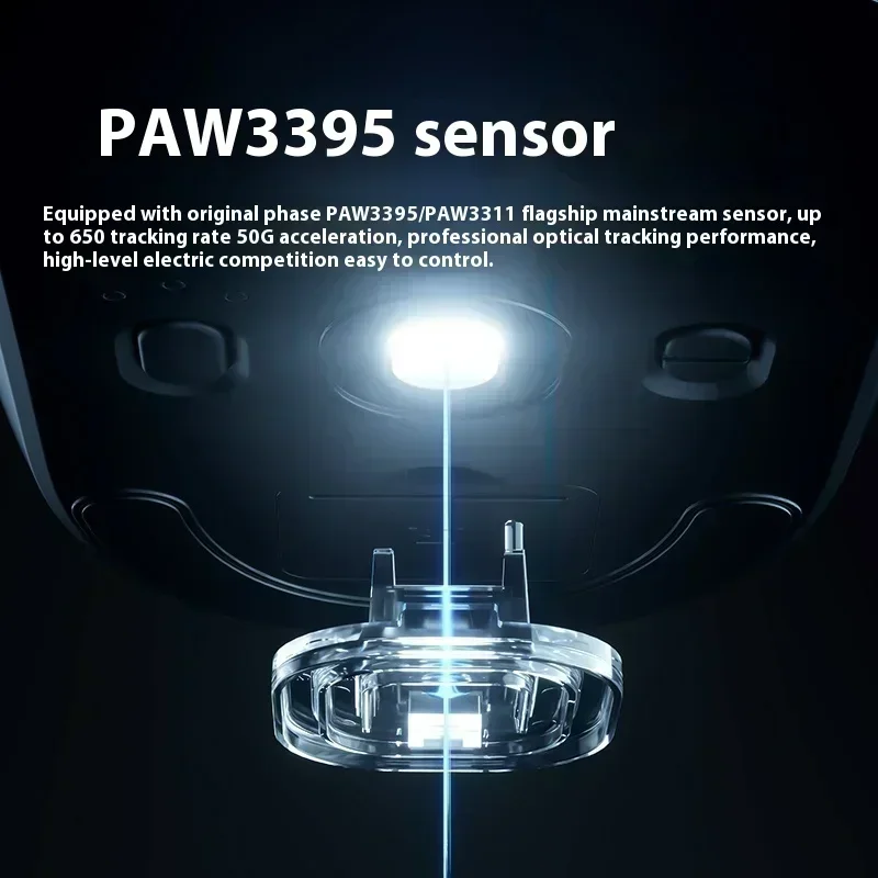 Игровая мышь серии MCHOSE G3 PAW3395 8k, легкая, длительный срок службы батареи, беспроводная трехрежимная мышь на заказ, аксессуары для ПК, подарки