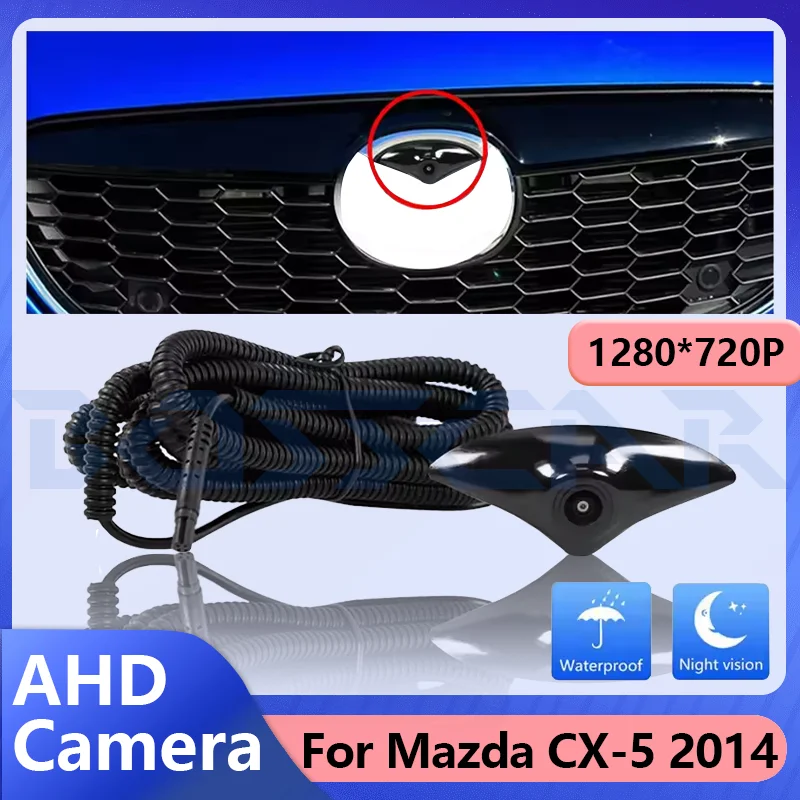 

Car Front View OEM Camera For Mazda 2014 CX-5 HD Night Vision Fisheye Wide Angle 150° Parking Camera Car Electronics Accessories