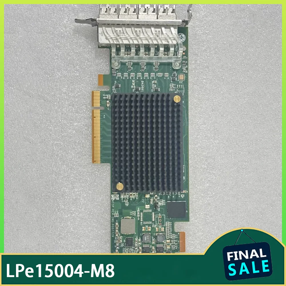 4 ports 8G FC LC SFP HBA optical card LPe15004-M8