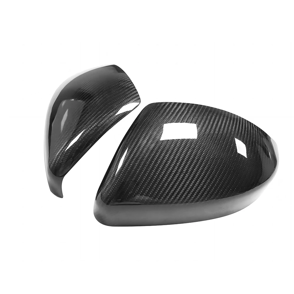 Replacement Rearview Side Mirror Covers Cap For Range Rover Evoque Discovery Sport Velar Carbon Fiber Casing Shell