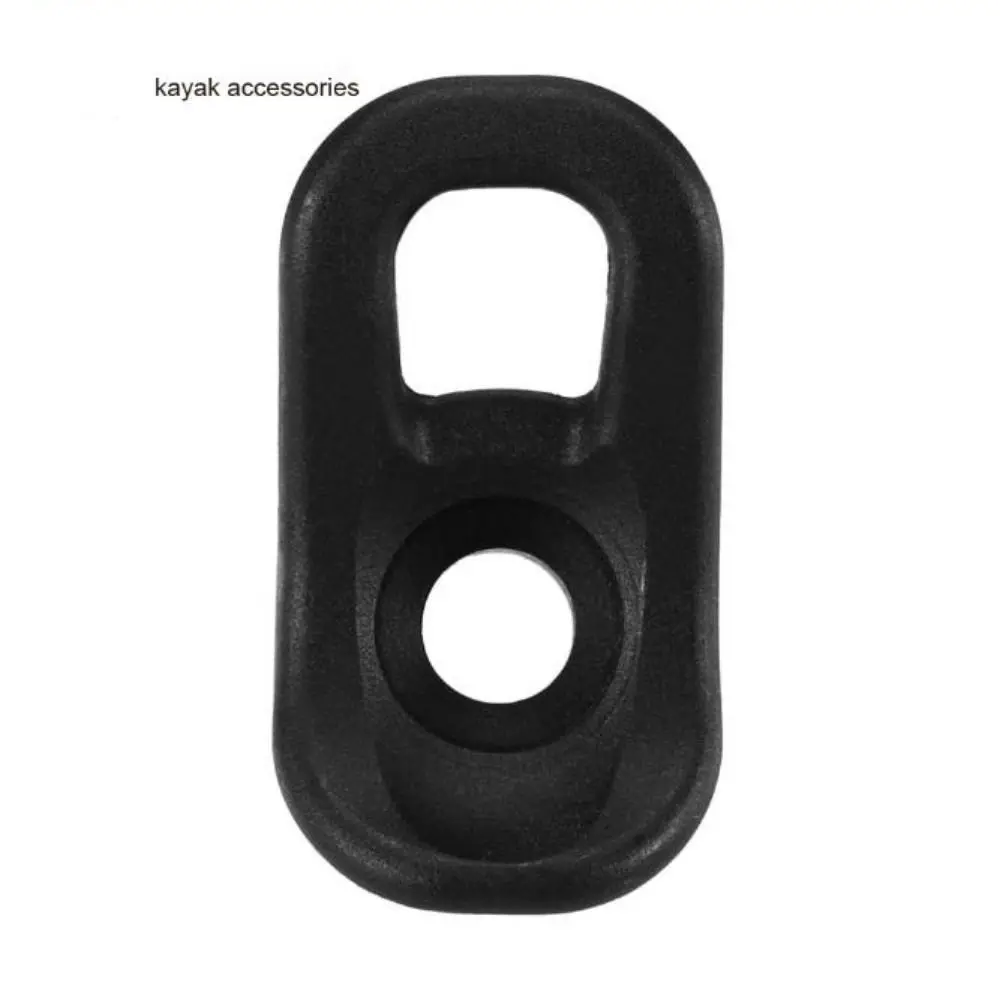 10Pack New Black Kayak Eyelet Tie Down Loop 32*17mm Nylon Rigging Outfitting Pad Eye Kayak Rigging Eyes