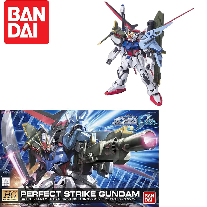 

Bandai Hobby R17 Perfect Strike High Grade Remaster 1/144 Gundam Action Figure Model Gift Collectibles