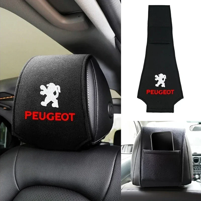 Anti-dirty Car Seat Headrest Cover Protective Pad for Peugeot 307 308 207 208 508 408 4008 407 301 206 306 205 407 RCZ Rifter