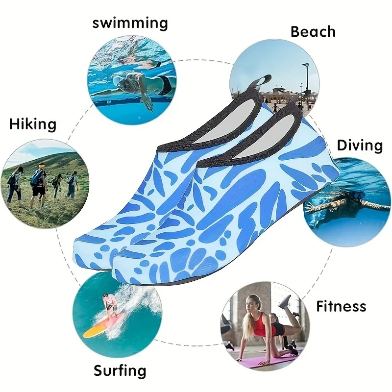 Water Shoes Quick Drying Non Slip Summer Lightweight Beach Water Socks Barefoot Water Shoes Soft And Comfortable Shoe Decor