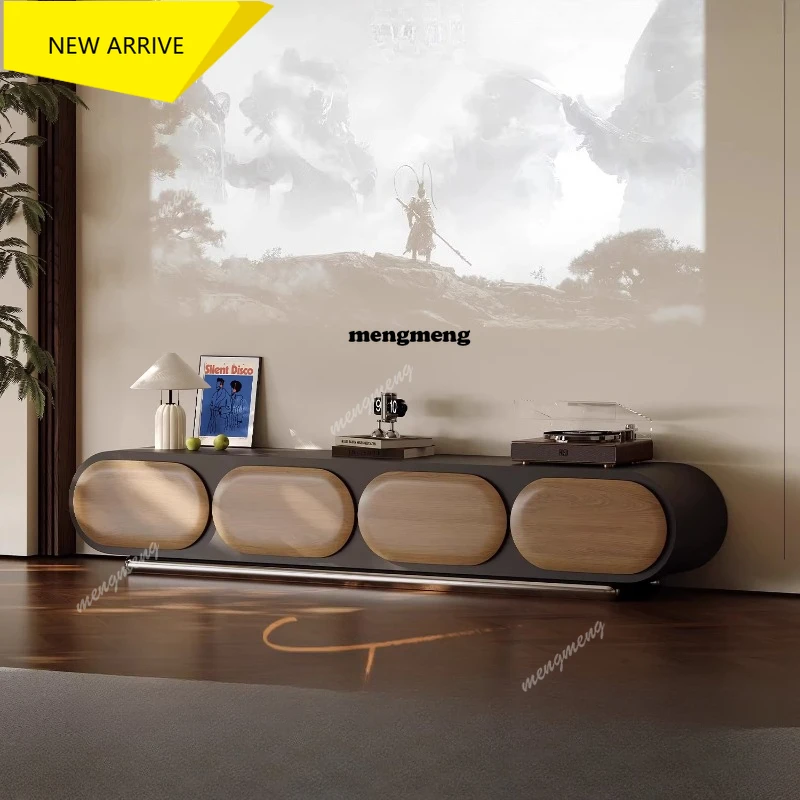 

M138 Italian TV cabinet solid wood floor-to-ceiling living room home French retro second-hand TV cabinet