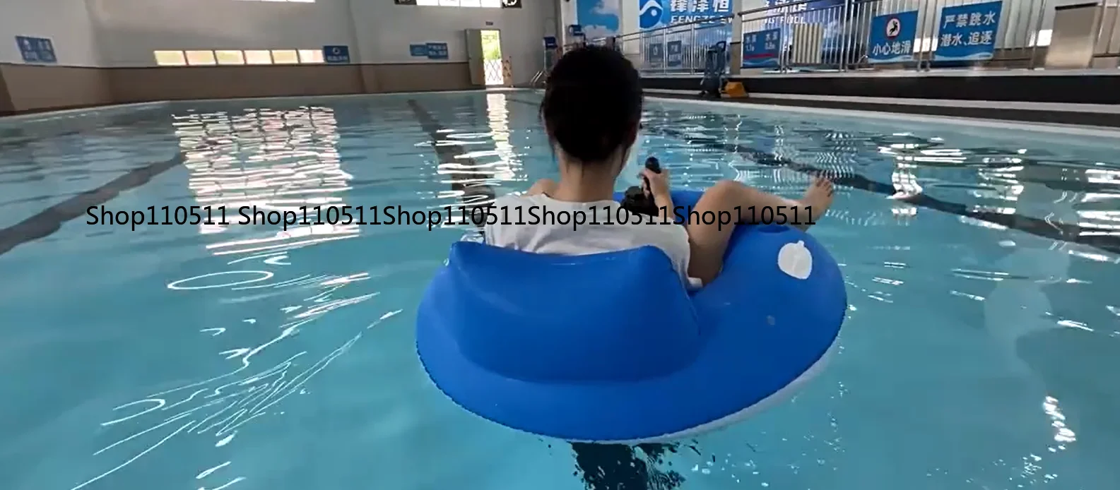 Inflatable Electric Floating Row Thruster Floating Chair Electric Floating Ring Water Driving