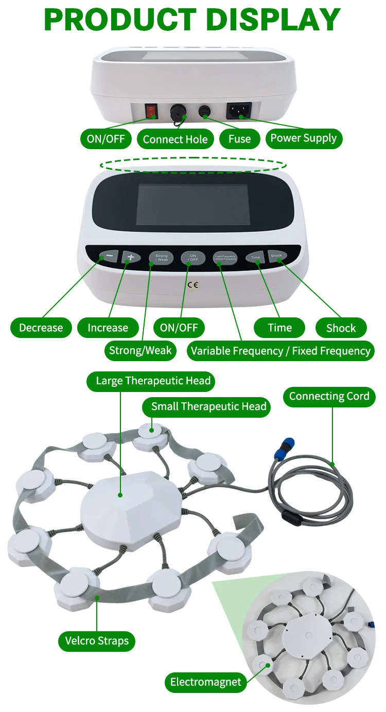 Neues Professionelles Transkranielle Magnetstimulation (rTMS) Gerät, Kopfband-Therapiegerät für Parkinson- und Demenzbehandlung – Detail 4