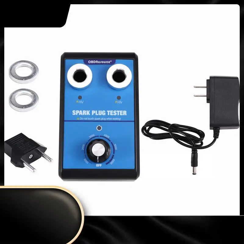 

Obdresource Car Spark Plug Tester Dual Hole 0-6000Rpm Working Frequency 12V Car Engine Ignition Coil Tester Tool US Plug-N29R