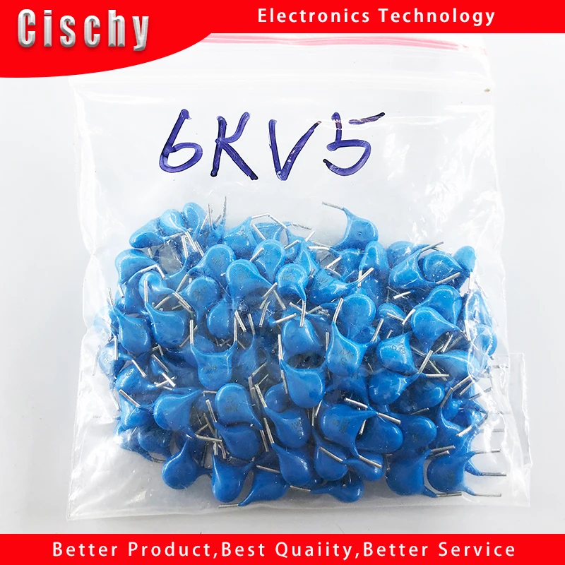 

1pcs/lot ceramic capacitors 6KV5 6KV 5P 5D 5J In Stock