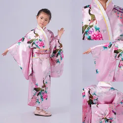 Clothes Costume Kimono Japanese Girls Baby Robe Toddler Traditional Kids Outfits Girls Dress&Skirt Little Girl Princess Dress