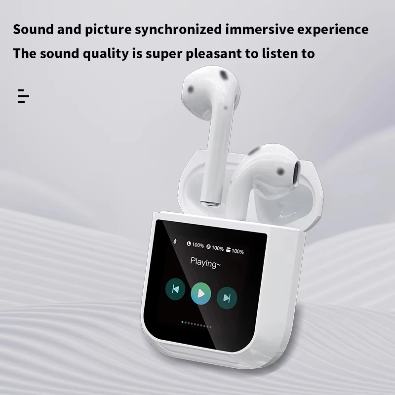 A14 PRO V5.4 Touch Screen Earbuds In Ear Wireless Earphones with High Sensitive Microphone and Waterproof