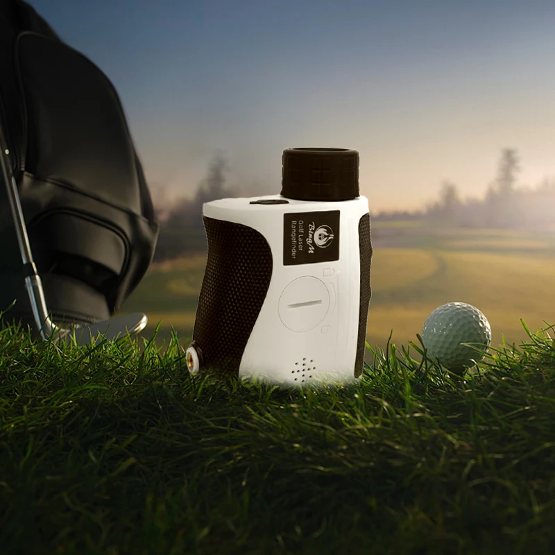 Portable Digital Golf with Angle Measurement Flagpole Lock Mount LCD Display Waterproof Design Range Finder