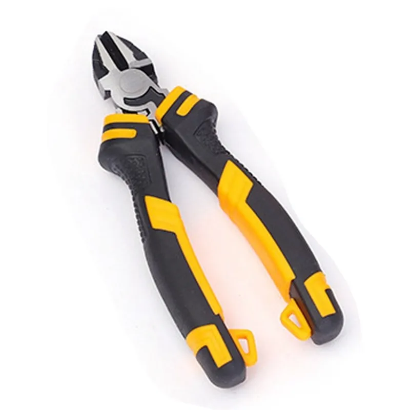 AAAN-Carbon Steel Diagonal Cutting Pliers With Non-Slip Handles - For Electrical And Construction Maintenance