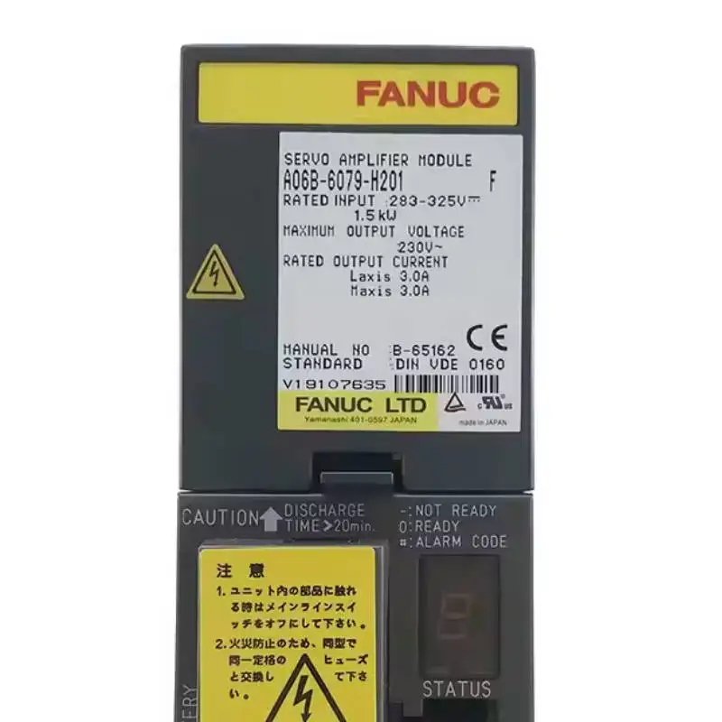 

A06B-6079-H201 New Fanuc Servo Driver IN STOCK Fast ship