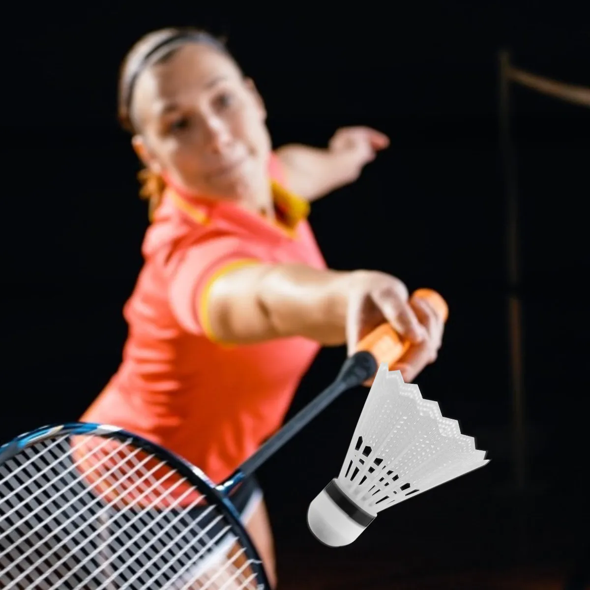 

12Pcs Multicolor Plastic Badminton Balls Waterproof Portable Lightweight Stable Flight Precision Hitting for Indoor Outdoor