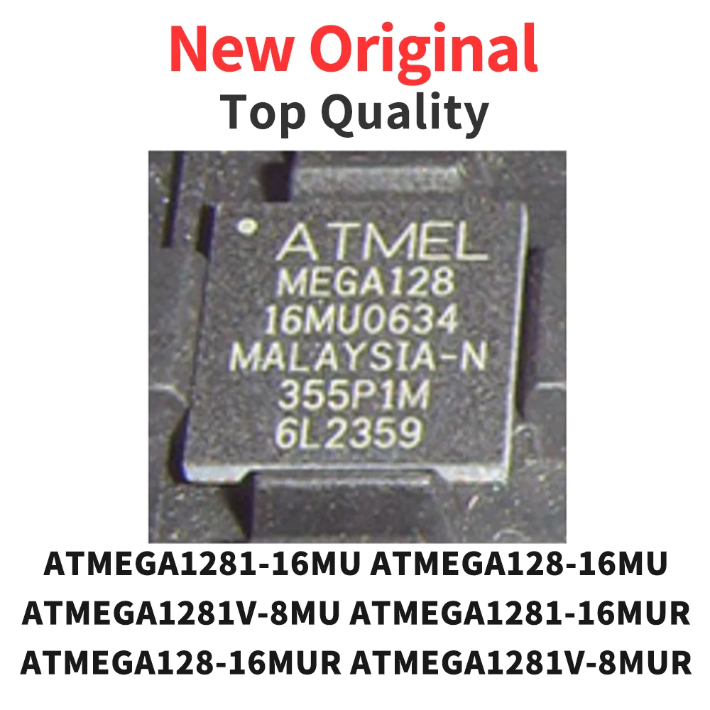

1 шт. ATMEGA1281-16MU ATMEGA128-16MU ATMEGA1281V-8MU ATMEGA1281-16MUR ATMEGA128-16MUR ATMEGA1281V-8MUR QFN-64 новый оригинальный