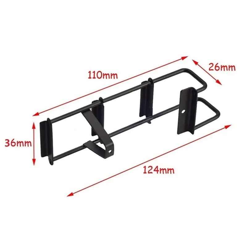 Scale in metallo nero per 1/14 Tamiya trattore rimorchio camion RC auto parti di aggiornamento accessori